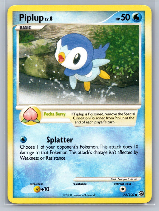 Piplup (72) Common 72/100 Majestic Dawn NM