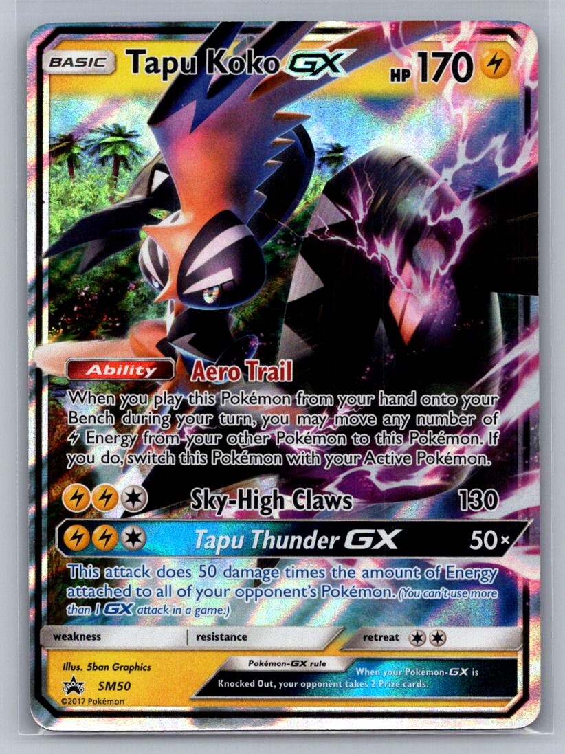 Tapu Koko GX - Holo Promo SM50 SM Promos LP