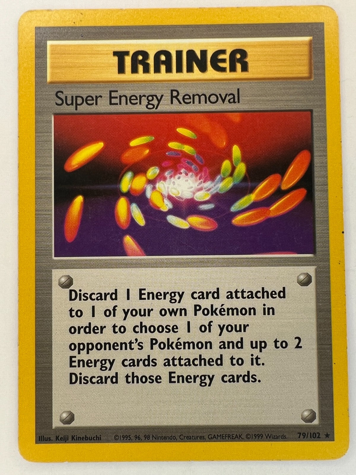 Super Energy Removal - 79/102 - Pokemon Base Set Unlimited Rare Card WOTC LP