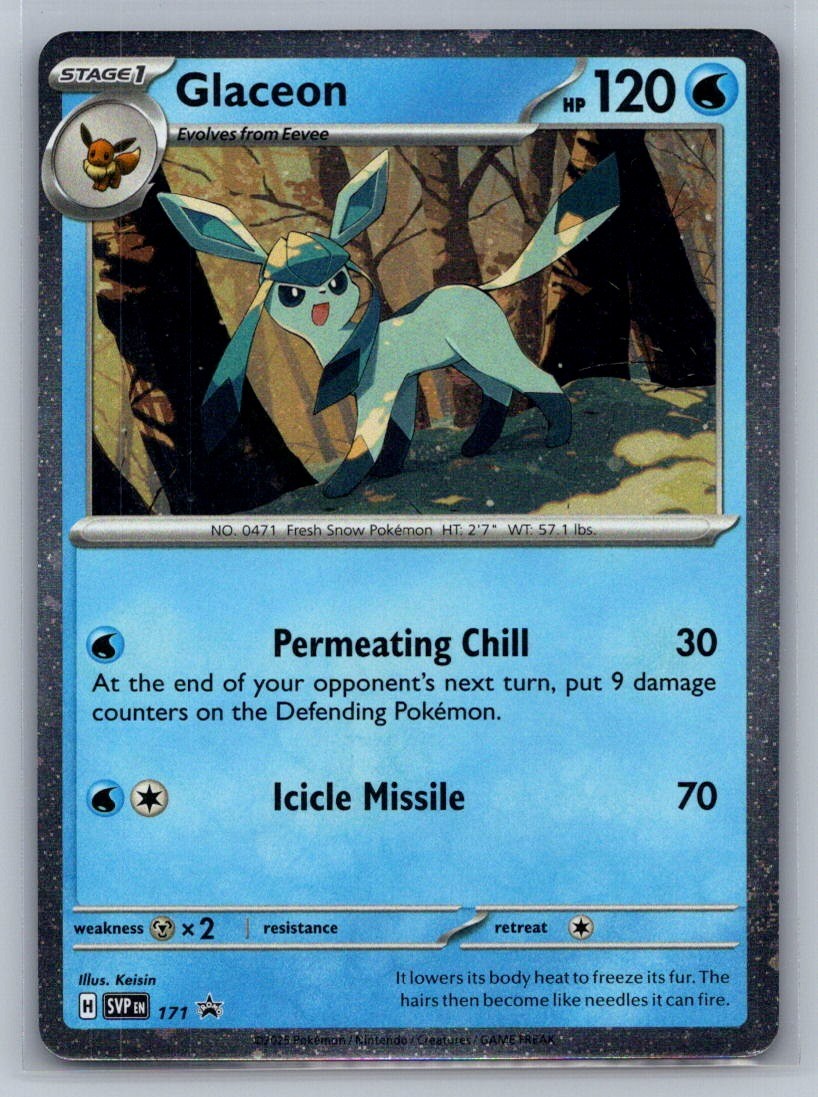 Glaceon - (Cosmos Holo) Holo Promo 171 SV: Scarlet & Violet Promo Cards NM