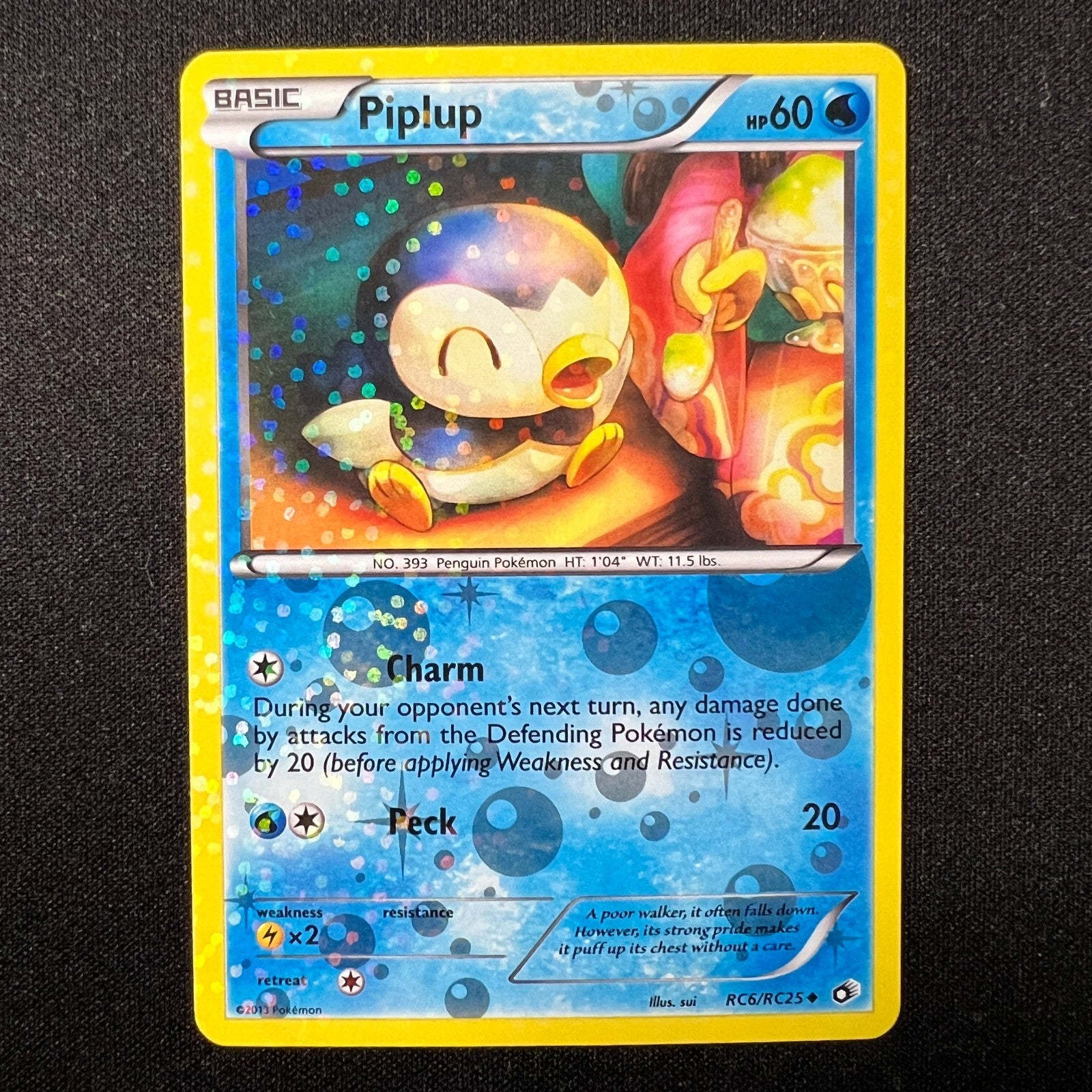 Piplup - RC6/RC25 - Holo - Legendary Treasures - Pokemon Card - LP