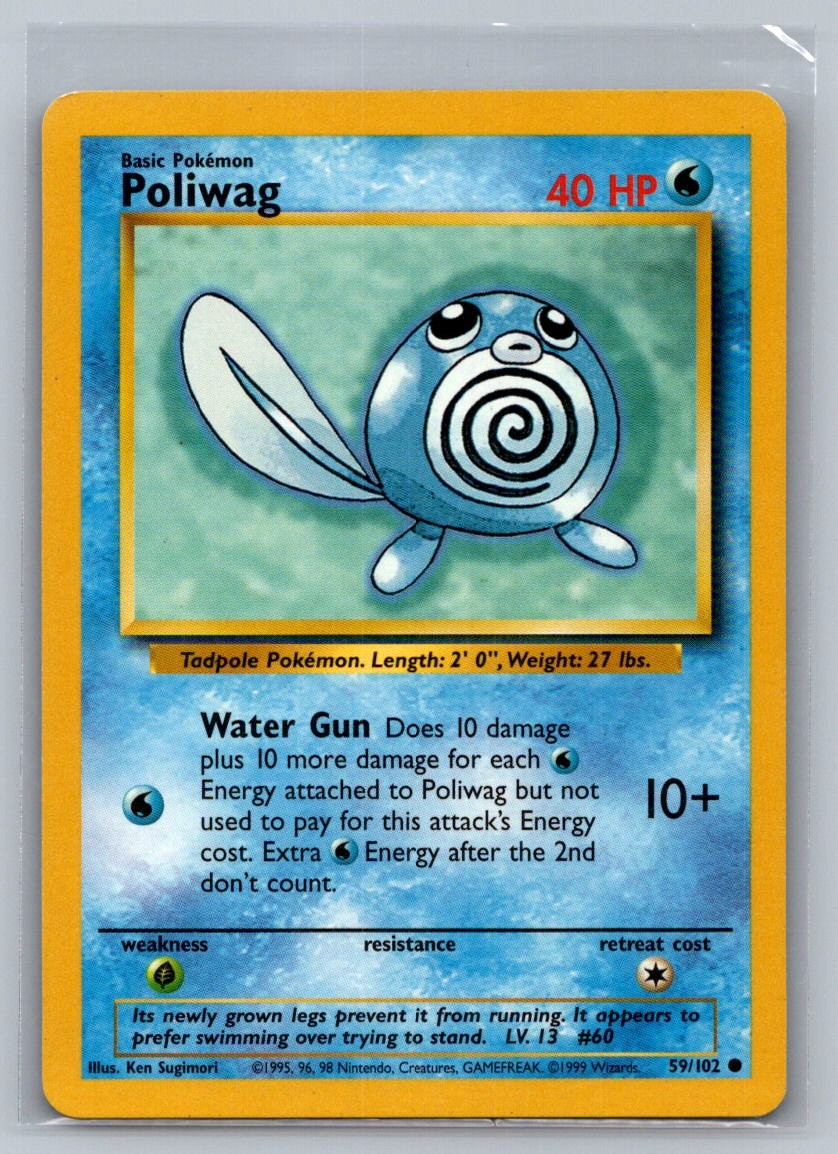 Poliwag Normal 059/102 Base Set LP