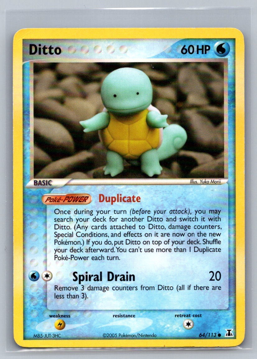Ditto - 64/113 (Squirtle) Common 064/113 Delta Species LP